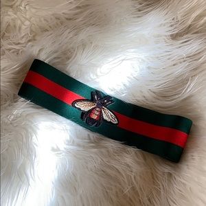 β¨Headband Red Green Elastic custom made